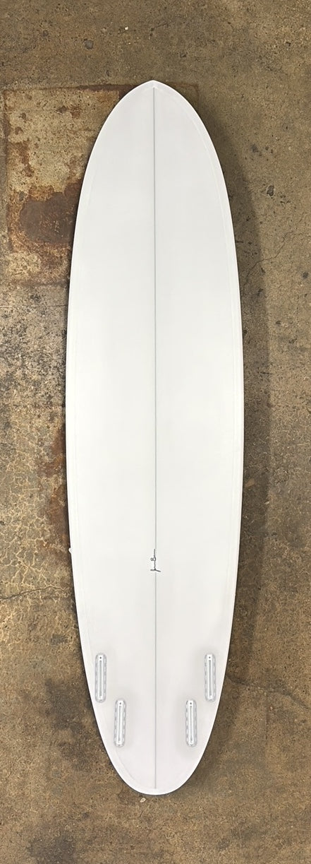 JEFF MCCALLUM 7' Q-EGG "MADE IN MEXICO" OPAQUE WHITE