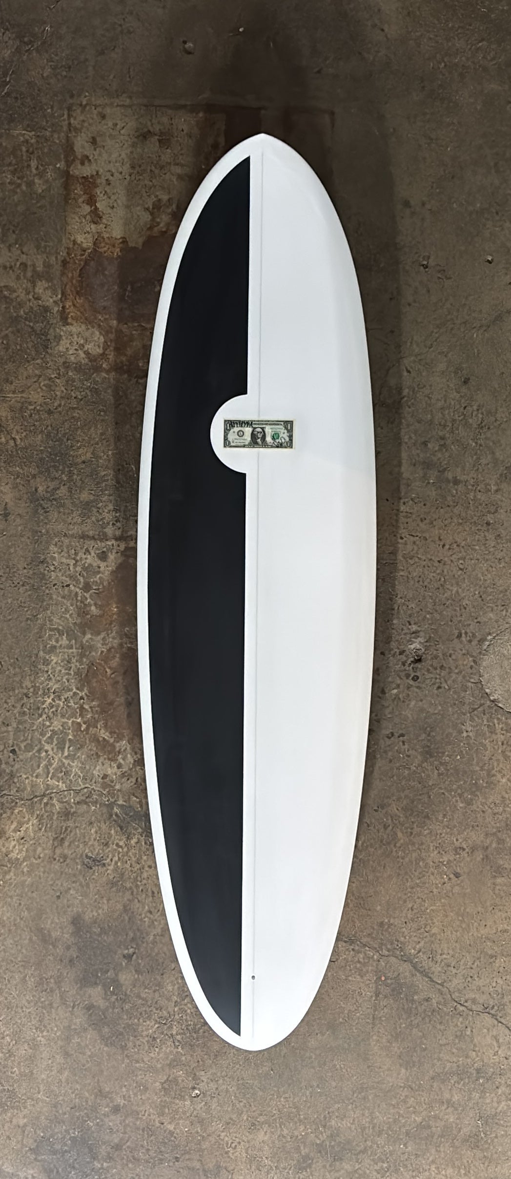 JEFF MCCALLUM 6'4 T-EGG BONZER BLACK PANEL INLAY