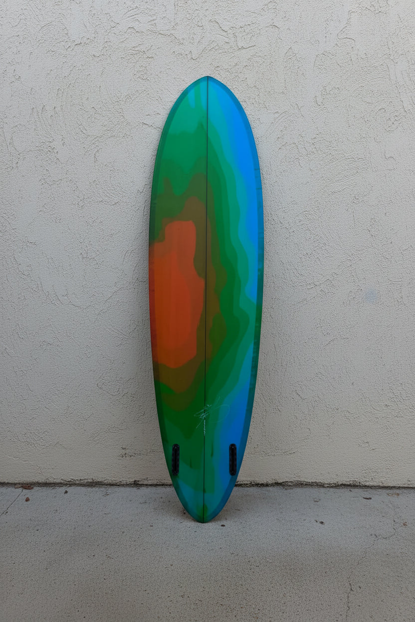jeff mccallum surfboard twin fin atacama surf shop
