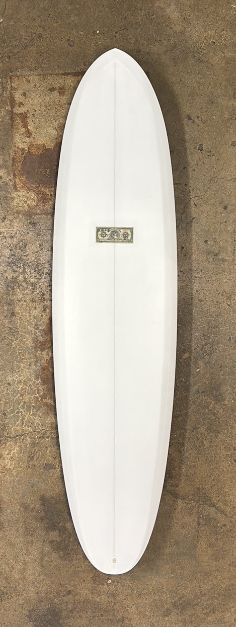 JEFF MCCALLUM 7'  Q-EGG "MADE IN MEXICO" OPAQUE WHITE