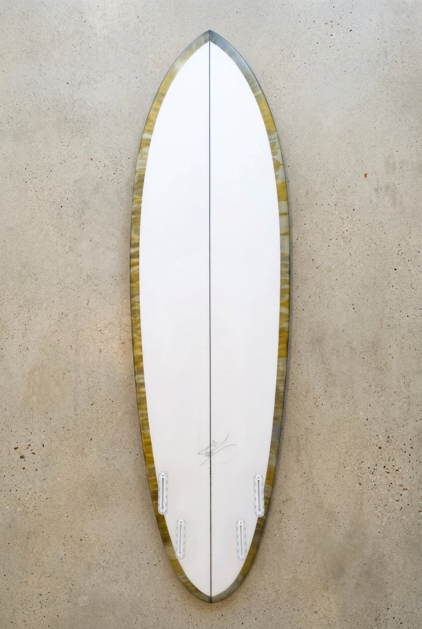 JEFF MCCALLUM SURFBOARD ATACAMA SURF SHOP QUAD SURFBOARD 