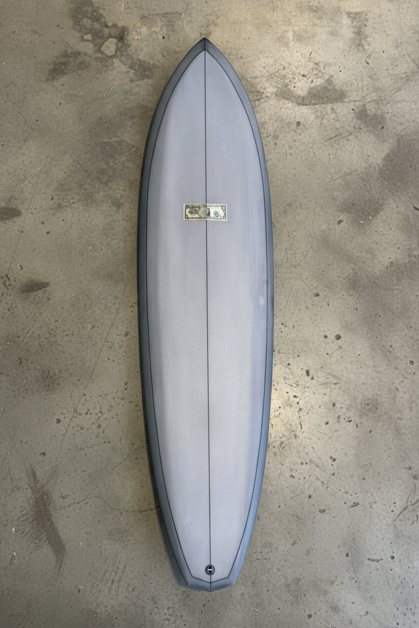 JEFF MCCCALLU SURFBOARD QUAD FIN CASTER MIODEL diamond tail