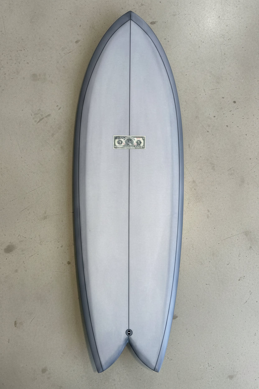 JEFF MCCALLUM MADE IN MEXICO QUAD FISH SURFBOARD ATACAMA SURF SHOP