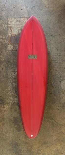 JEFF MCCALLUM 7' CASTER "MADE IN MEXICO" RED TINT TWIN